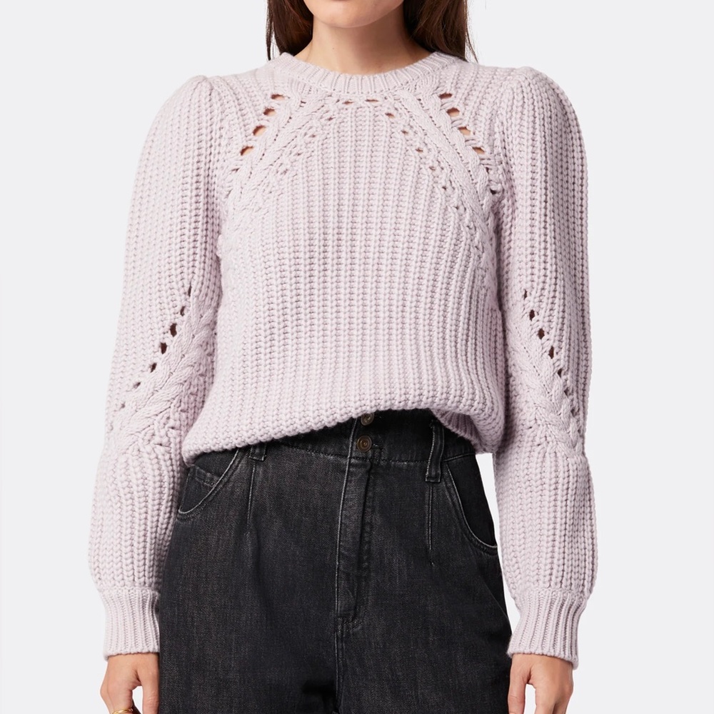 NWT - Joie - Joanes Wool Sweater - Misty Lilac Purple - XS